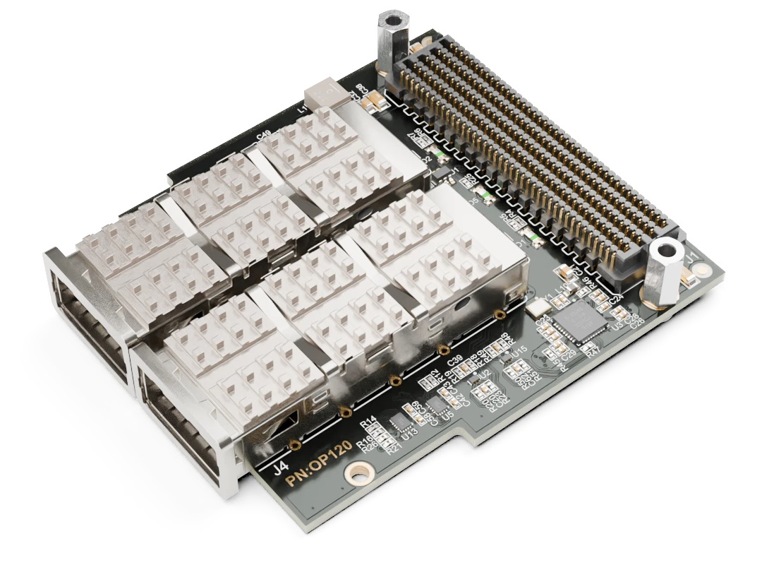2x QSFP28 FMC